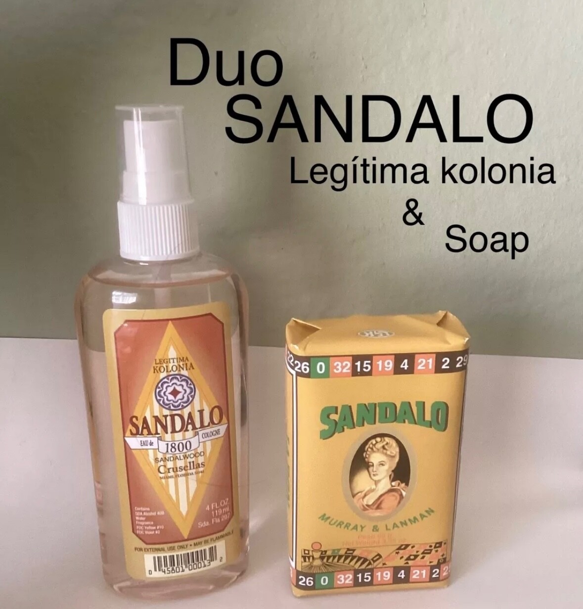 Sandalo Colonia & Jabon de Tocador sandalwood Murray & Lanman (Set)
