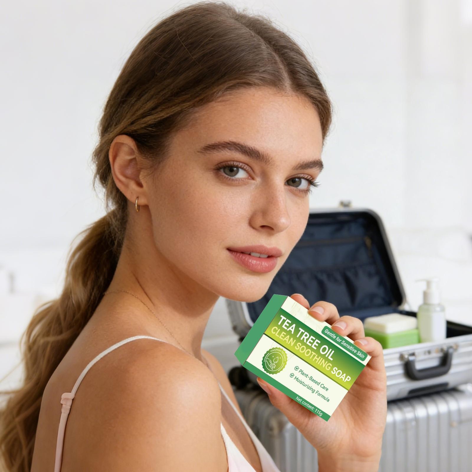 Veloma Soap Againstfungal Soap Relief Soap Bar –Body Wash Designed For Face Tea