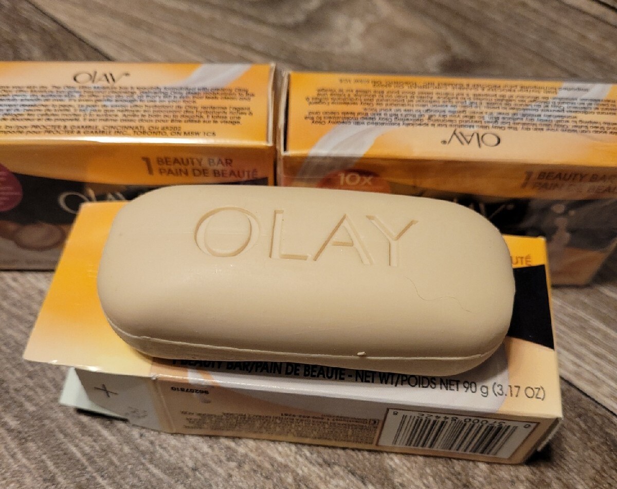 (3x)Pack Boxed Olay Ultra Moisture Shea Butter Beauty Soap Bar (3.17 oz/90 g)