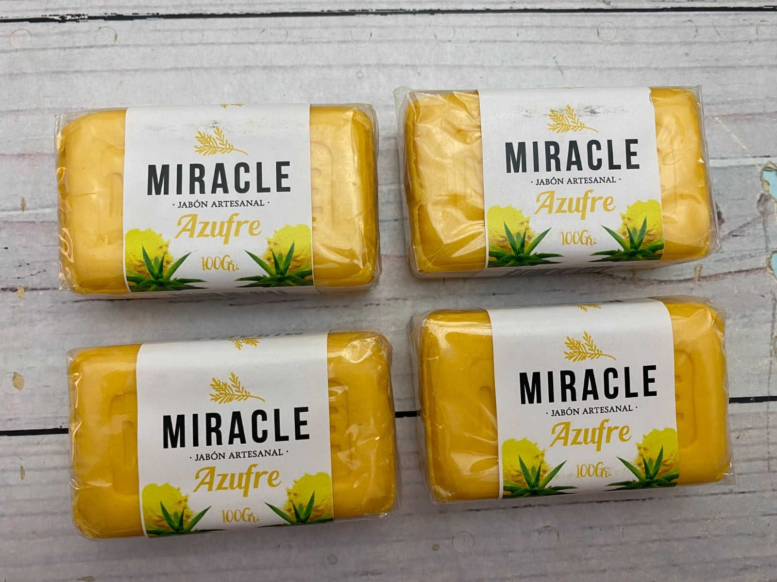 Jabon de Azufre – 100gr. 4 Pack Soaps