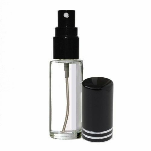 Refillable Cylinder Purse Perfume Spray Empty Glass Bottle Atomizer 1/6 oz 5ml