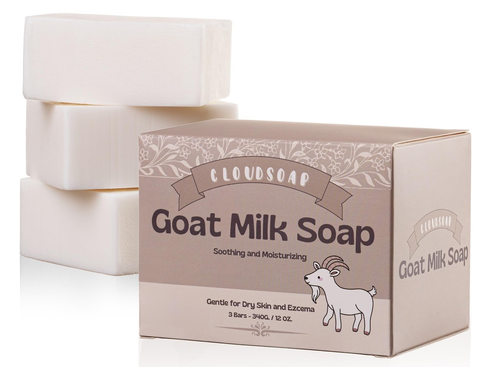 Goat Milk Soap – Natural Moisturizing Bar for Dry, Sensitive & Delicate Sk