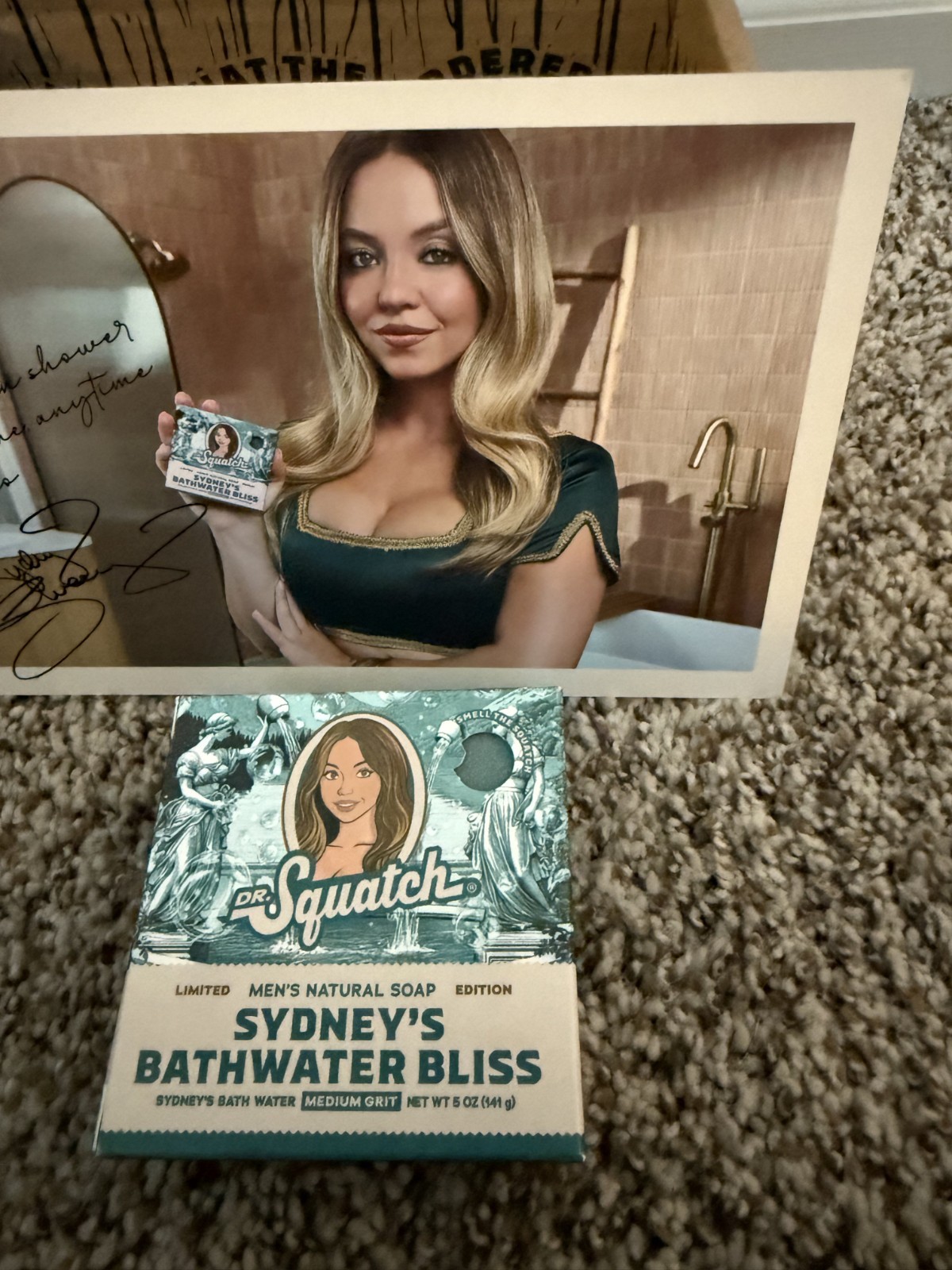 Dr. Squatch x Sydney Sweeney “Sydney’s Bathwater Bliss” Bar Soap – IN HAND #2022