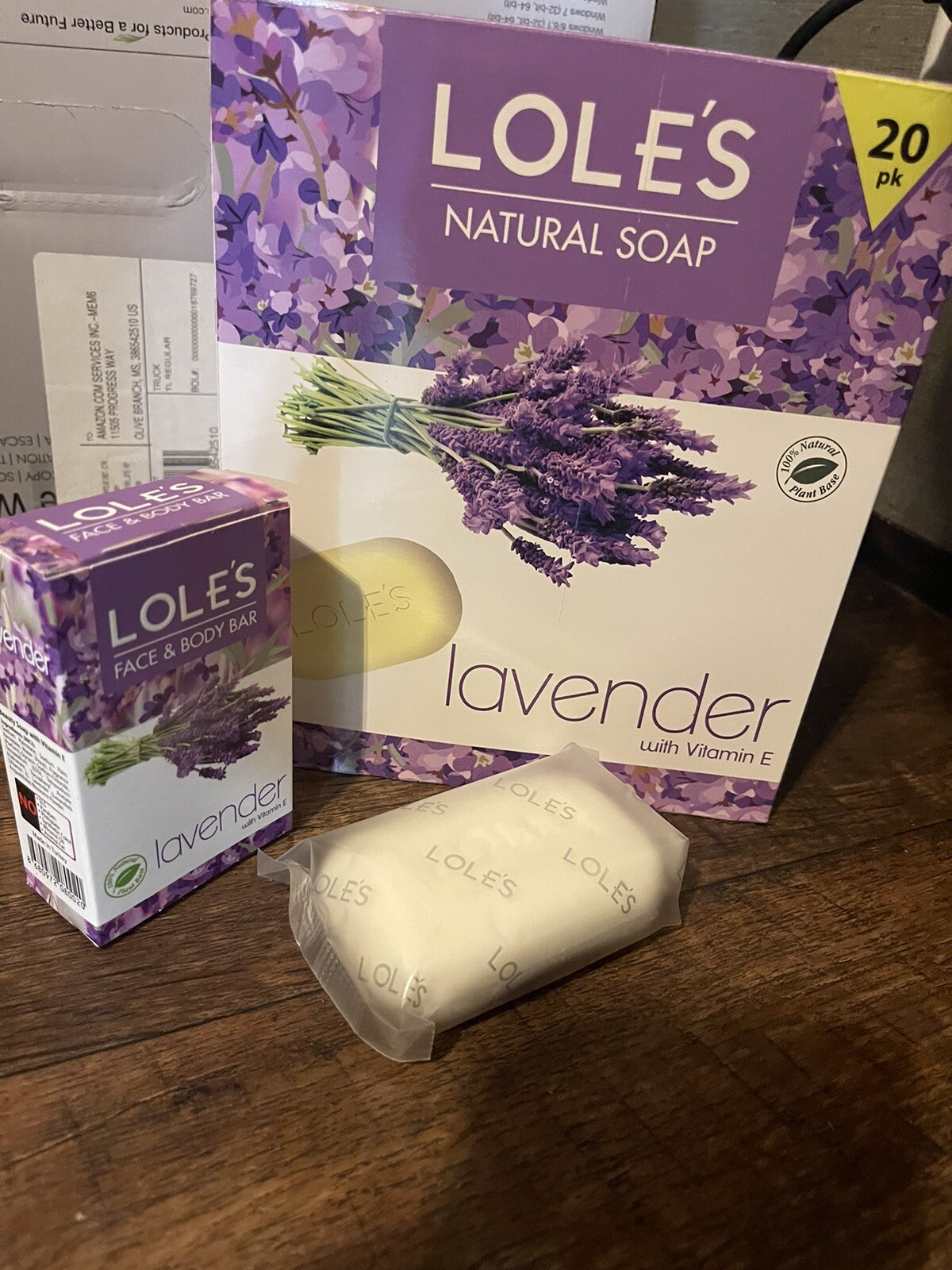 NEW LOLE’S Face & Body Bars Soap Lavender￼ W/ Vitamin E