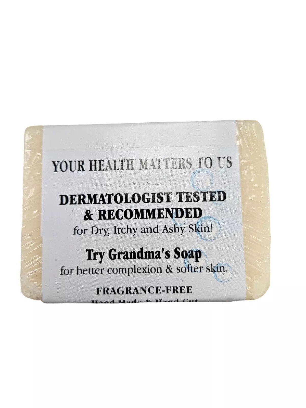 ( 6 pack ) Grandma’s Lye Soap Pure & Natural 6oz each Bar Unscented Fresh