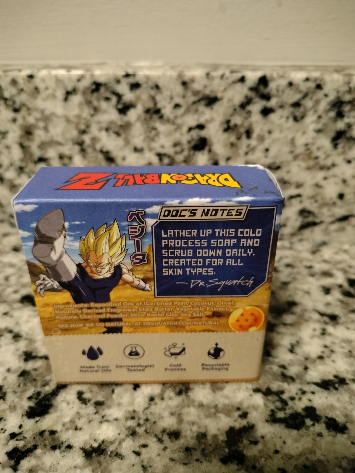 Dragon Ball Z Final Flash Fresh Soap Medium Grit 5oz . Dr Squash