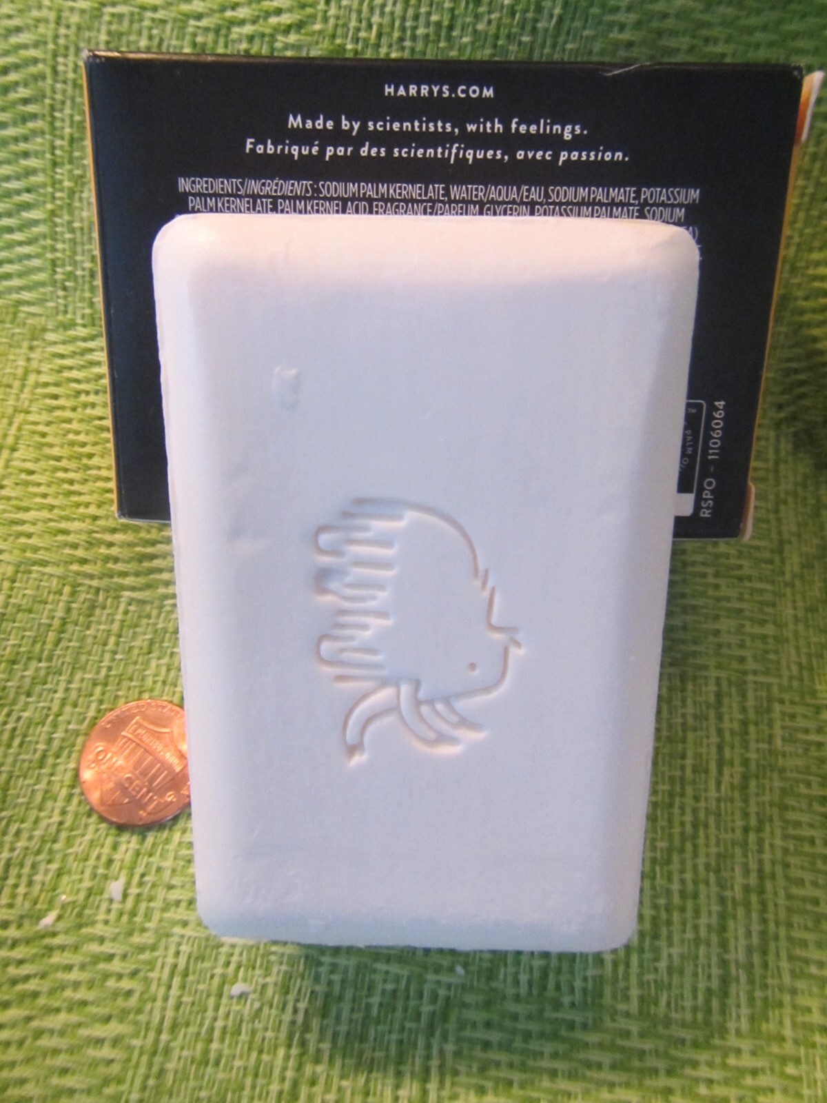 NEW HARRY’S REDWOOD MEN BAR SOAP THE BALANCE CLEAN PALM OIL&RICH LATHER 5oz/141g