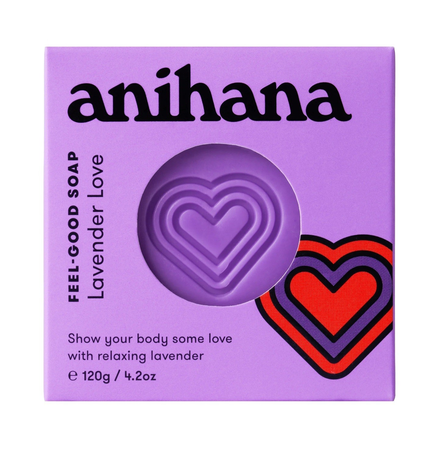 Anihana New Zealand Feel-Good Soap Lavender Love 4.2 Oz Hydrating Free Shipping