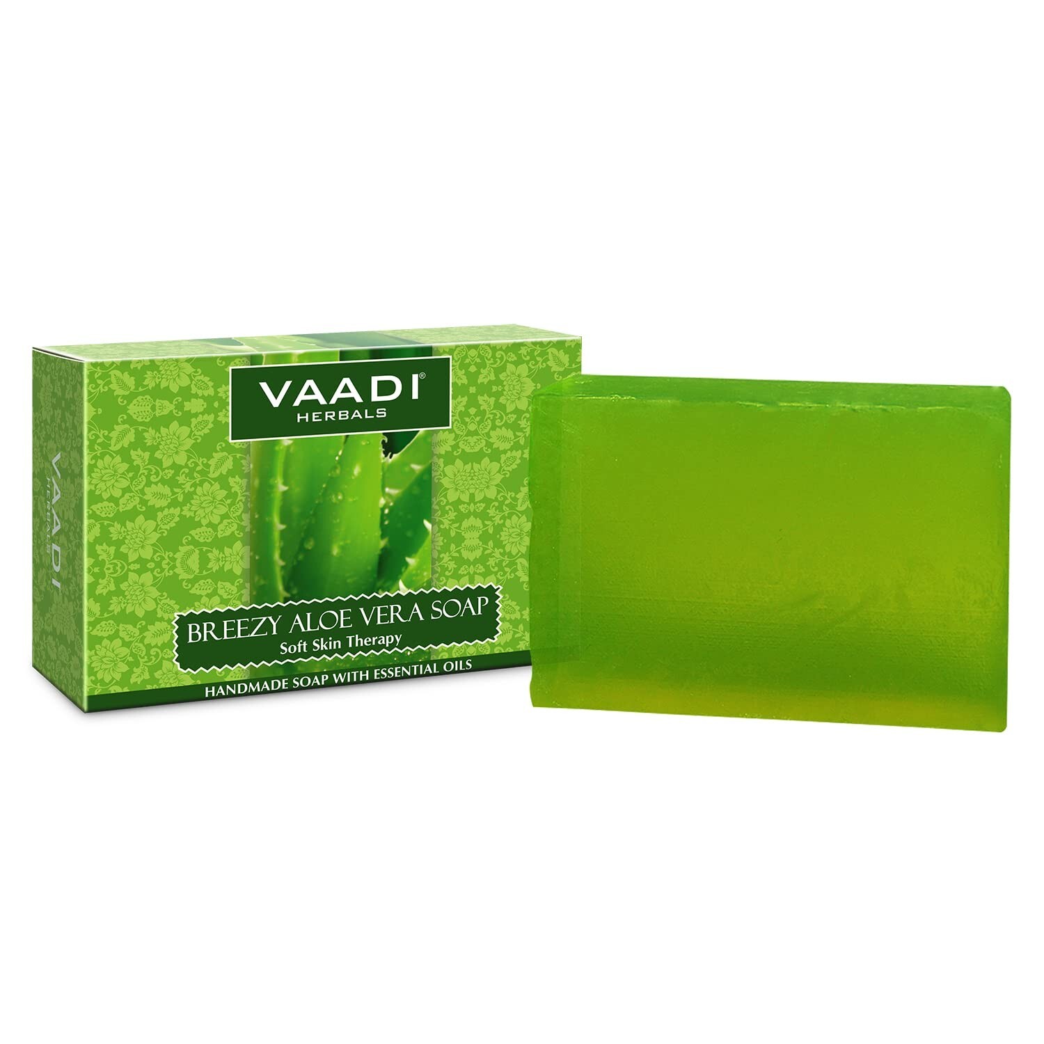 Vaadi Herbals Breezy Aloe Vera Soap 75g,