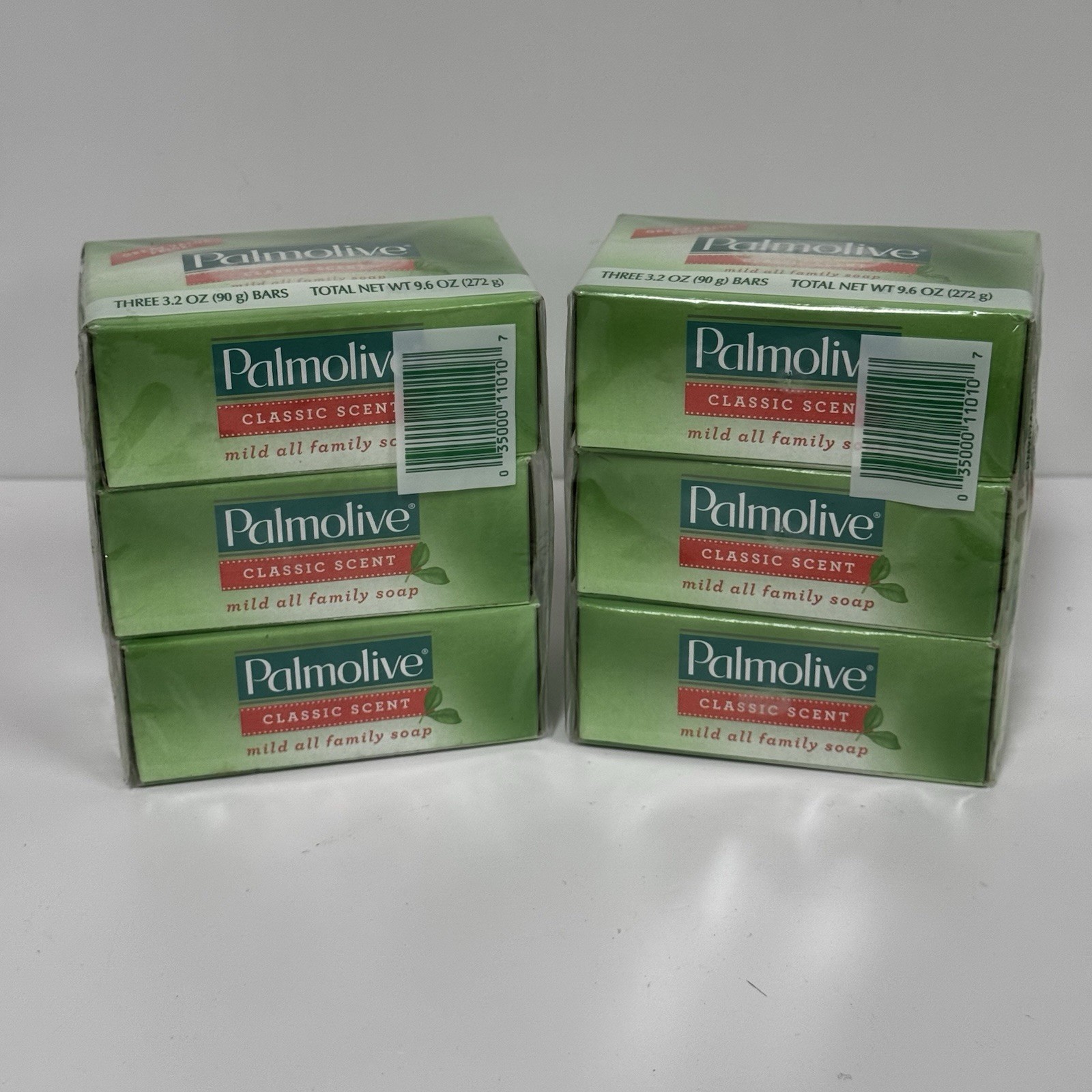 LOT OF 6 Palmolive Mild Soap Classic Scent 3.2oz each Bars of Soap W Tallowate