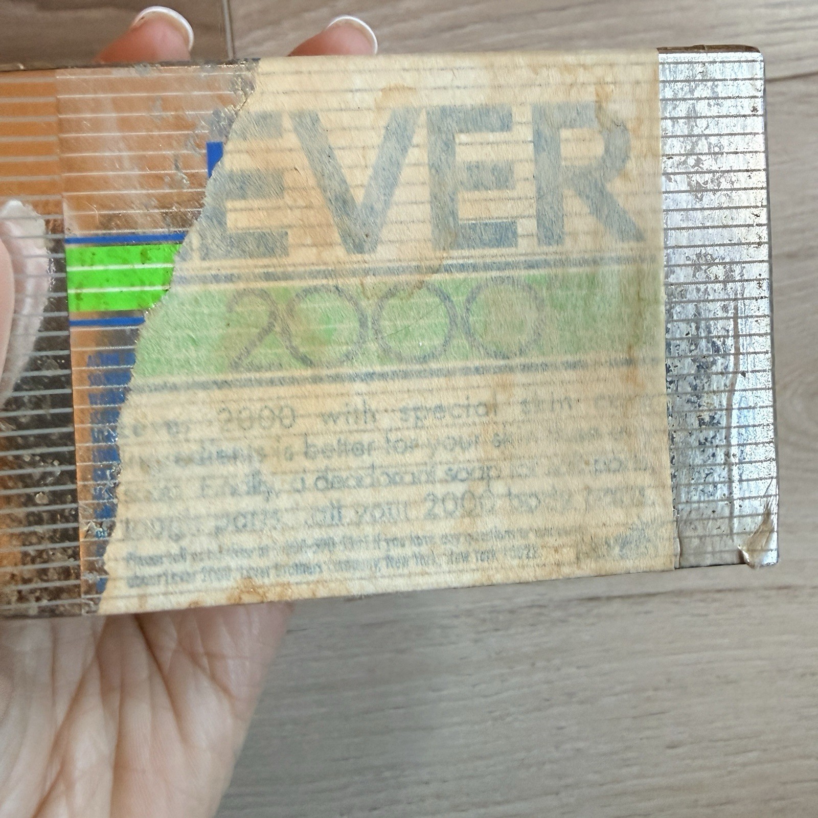 Lever 2000 5oz White Deodorant Bar Soap, Vintage 1992, Sealed in Silver Box