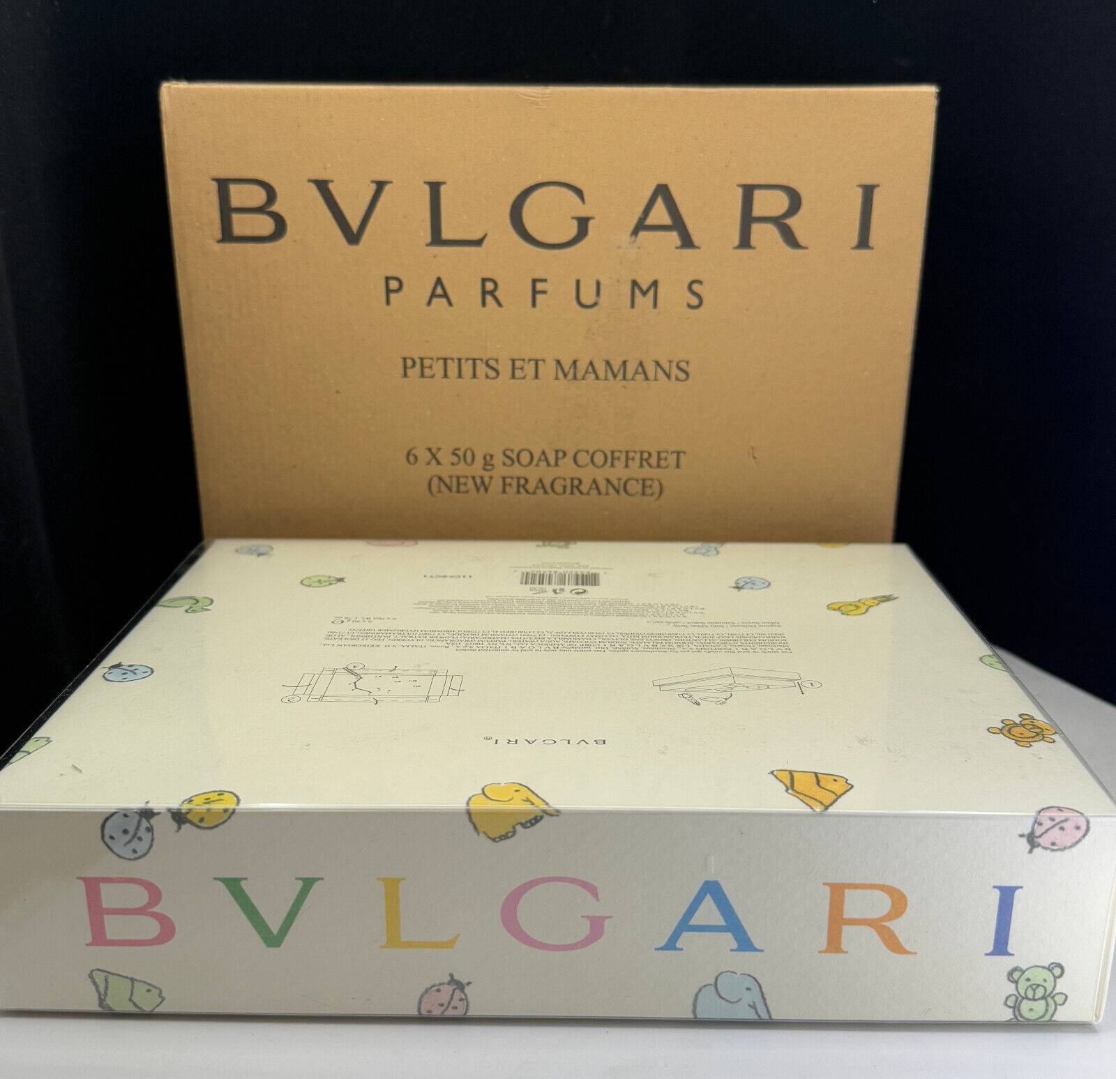 BVLGARI Petits et Mamans Gentle Soap Coffret Set 6 X 50 g NIB