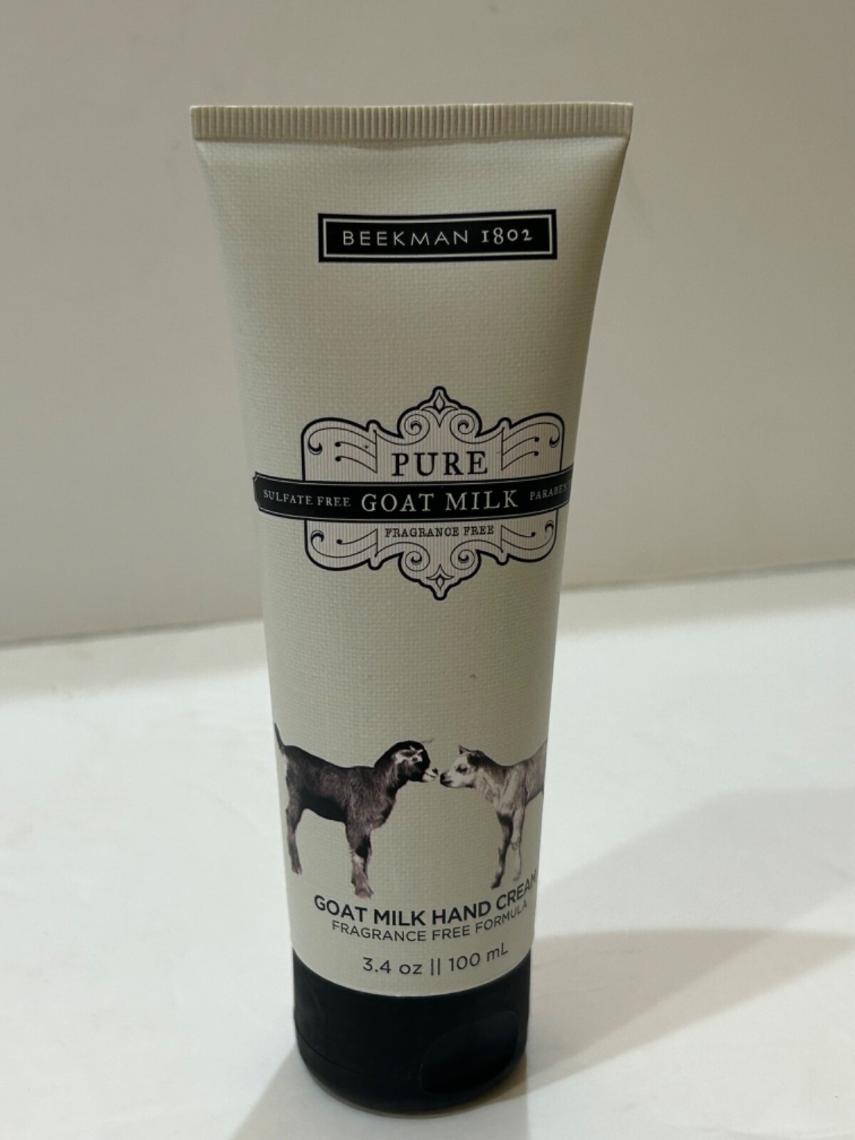 BEEKMAN 1802 PURE GOAT MILK FRAGRANCE FREE HAND CREAM 3.4 Oz
