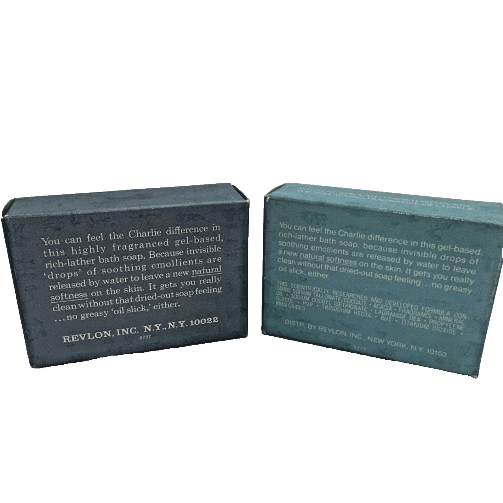 Charlie Fragranced Bath Soap & Fragrant Body Silk Bar Soap Mixed Lot of 2 Revlon