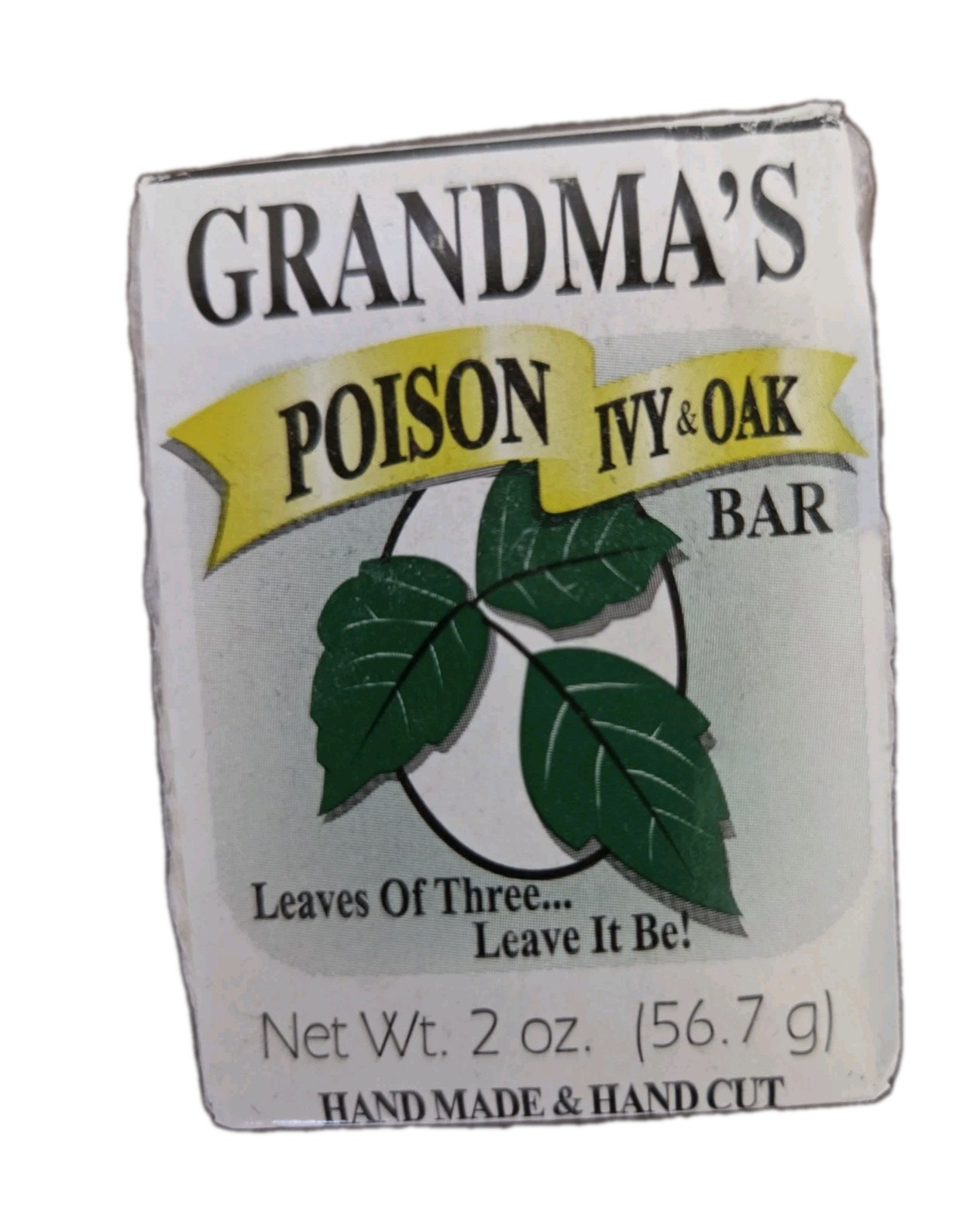 Grandma’s Natural Poison Ivy & Oak Bar Soap Hand Made & Hand Cut~ 2oz~Made in US