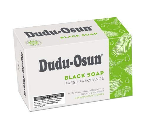 Lot of 24 Bars Pack ORIGINAL Dudu Osun African Black Soap Tropical Rain Forest
