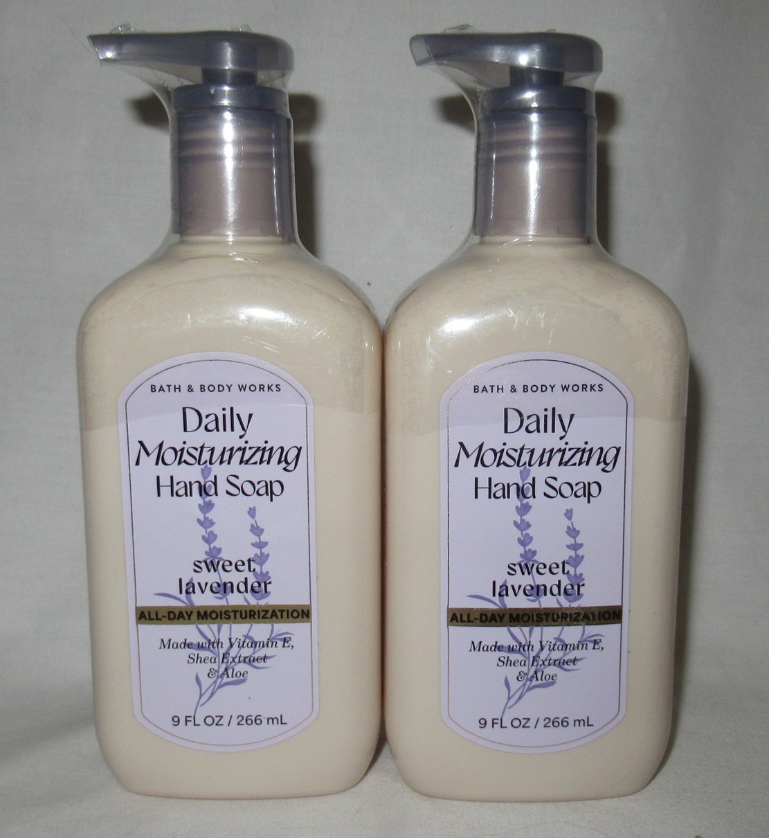 Bath & Body Works Daily Moisturizing Hand Soap Lot Set of 2 SWEET LAVENDER