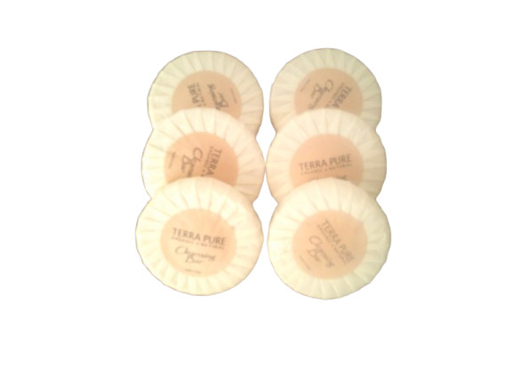 6 PACK Terra Pure Cleansing Bar Organic and Natural Soap (for travel) NIP