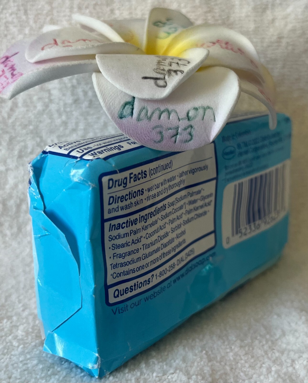 DIAL**Spring Water**ANTIBACTERIAL Refresh & Renew DEODORANT SOAP~4 OZ/113 g~NEW