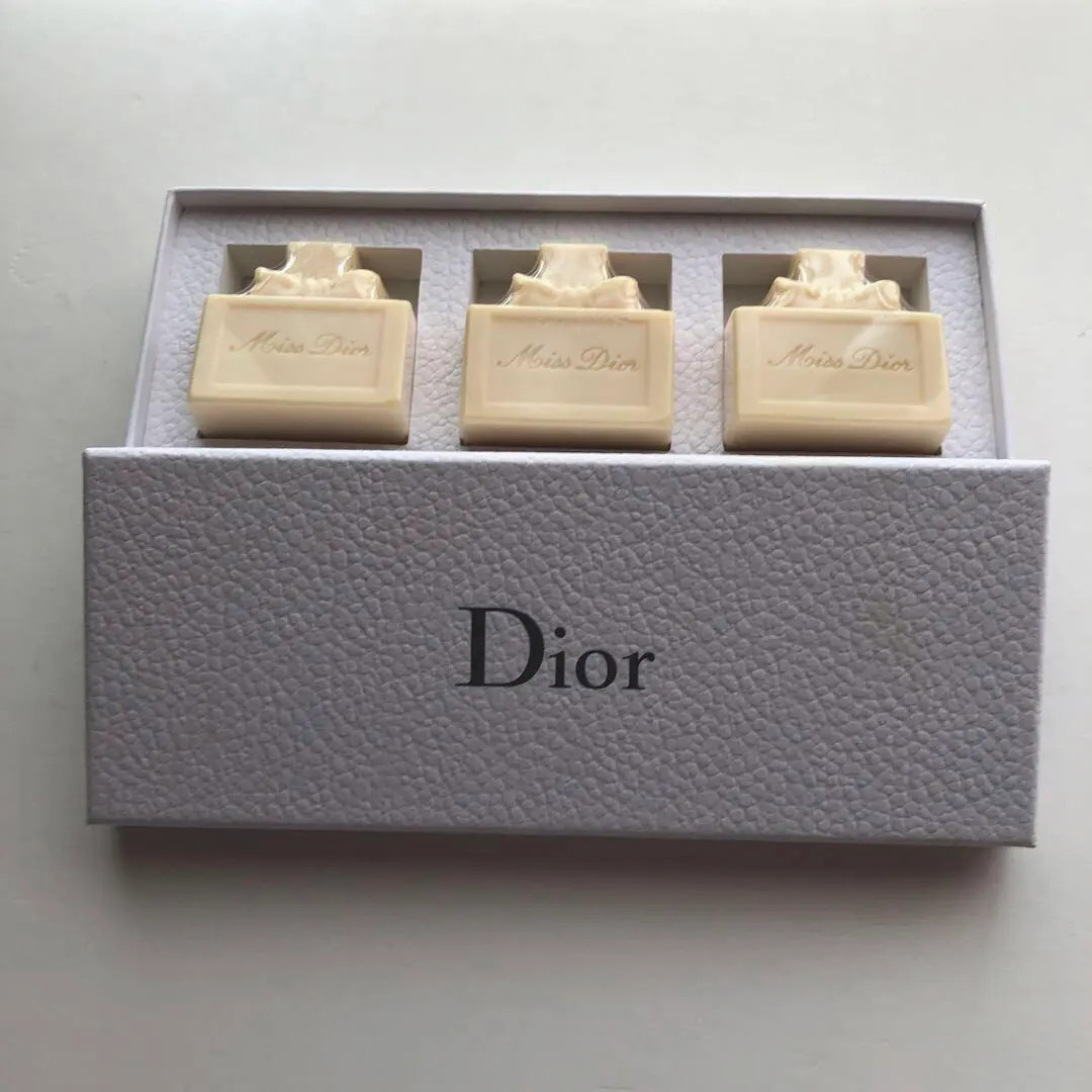 NIB Christian Dior miss dior 50g x3 Body Bath Soap Le Savon novelty limited