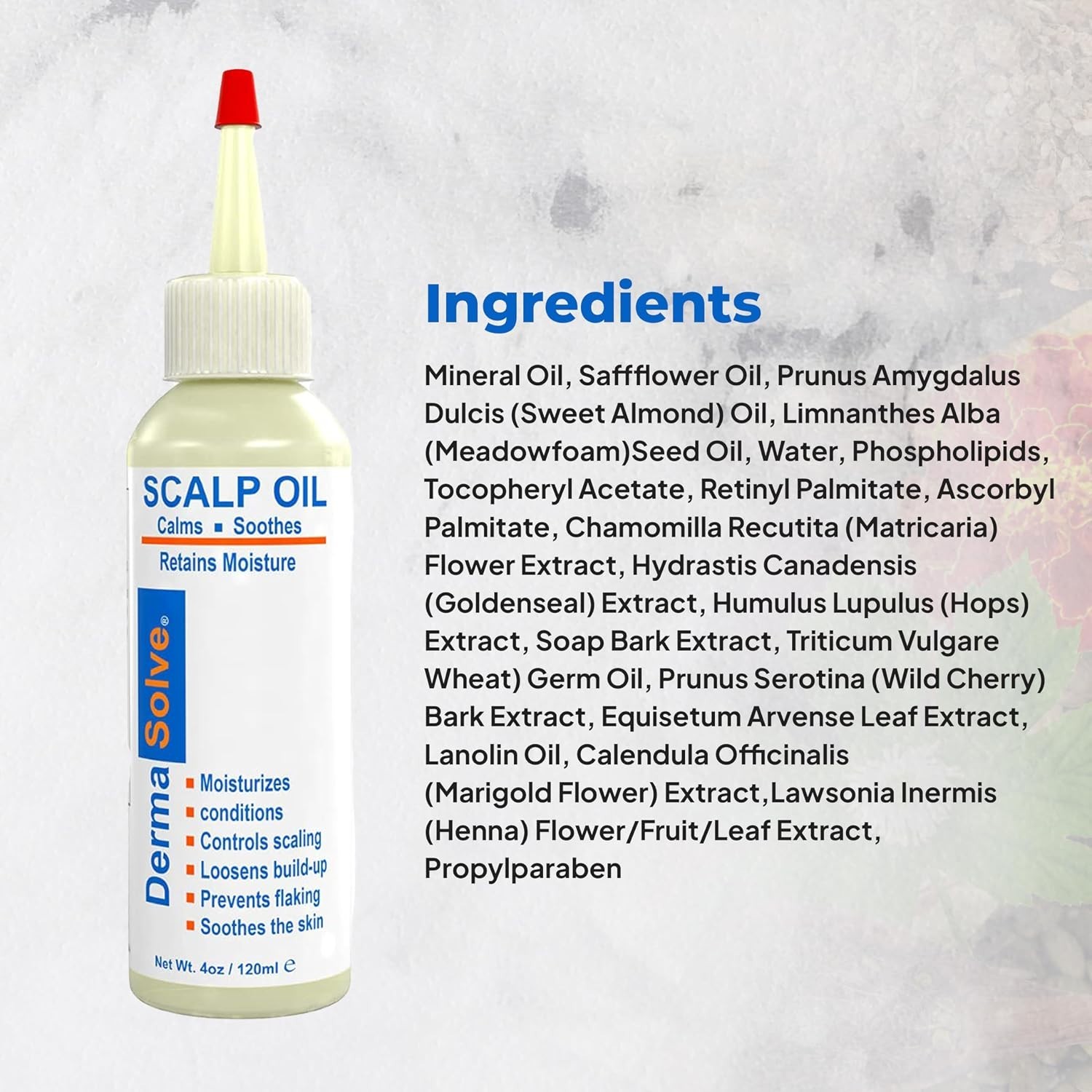 Psoriasis & Dandruff Oil, Dermatologist Approved for Flaky Scalp Relief