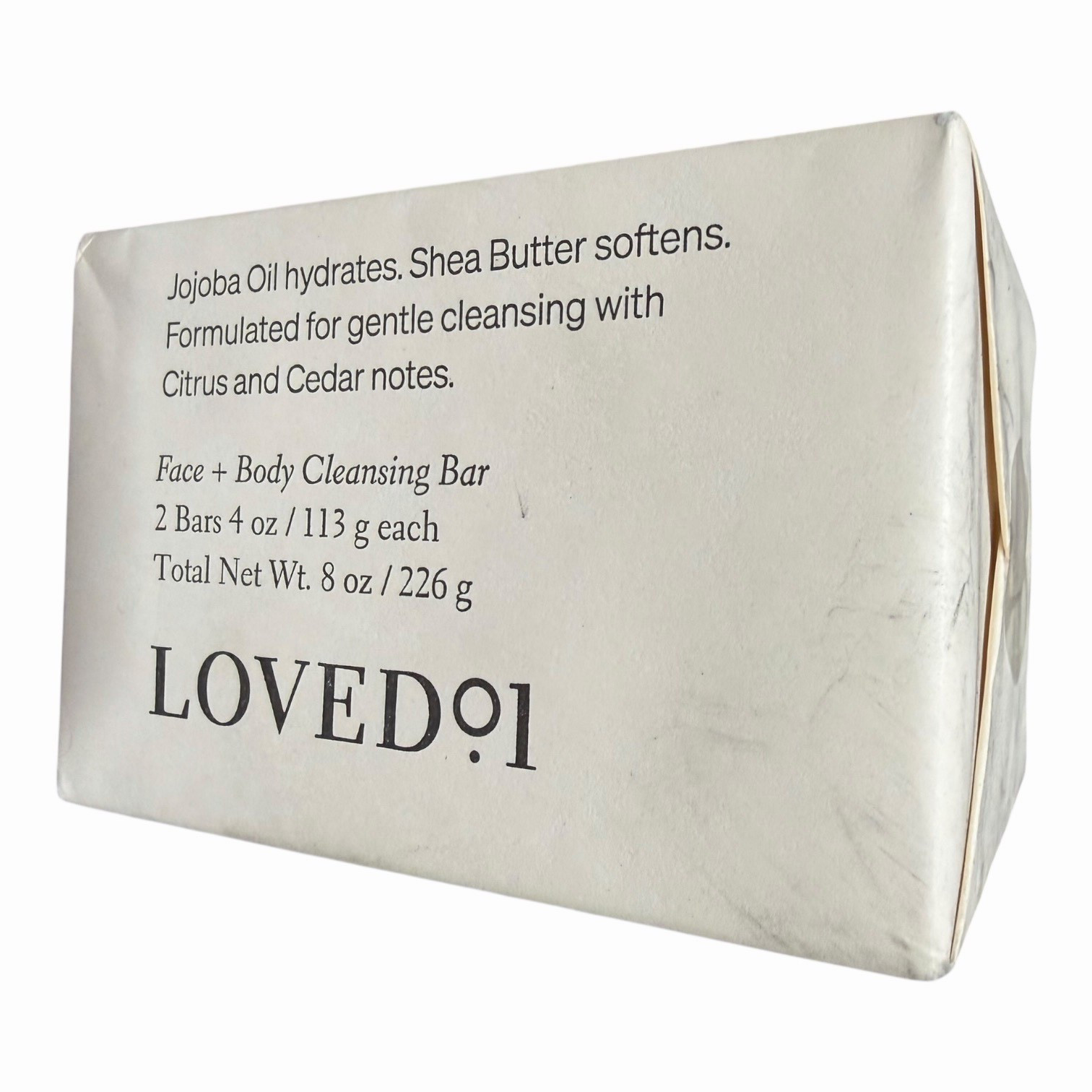 4 x Loved01 Face + Body Cleansing Bars 4 – Jojoba Oil & Shea Butter ( 4 Bars)