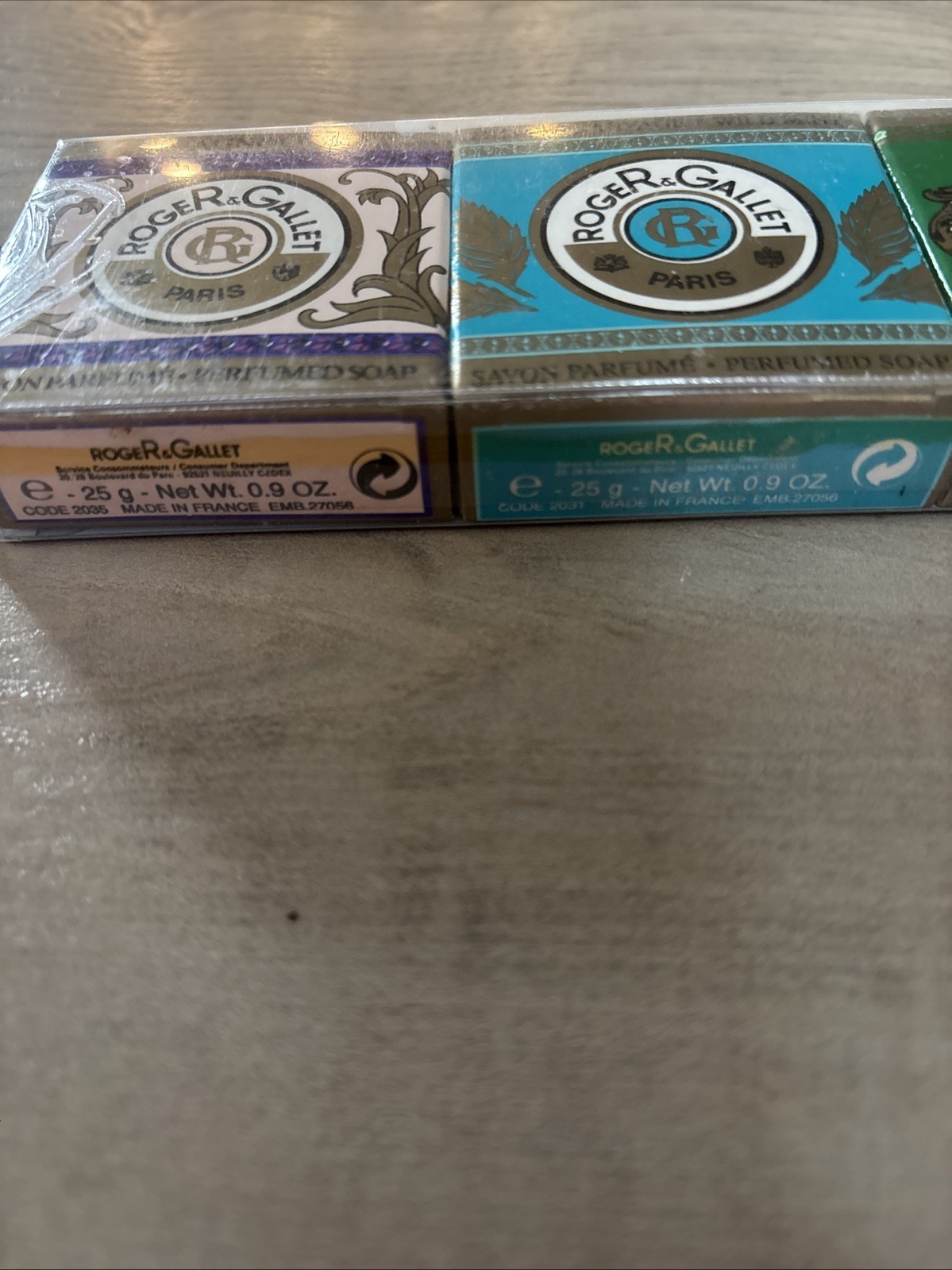 Vintage Roger & Gallet Paris France Set Of 6 Guest Soaps .9 Oz Each