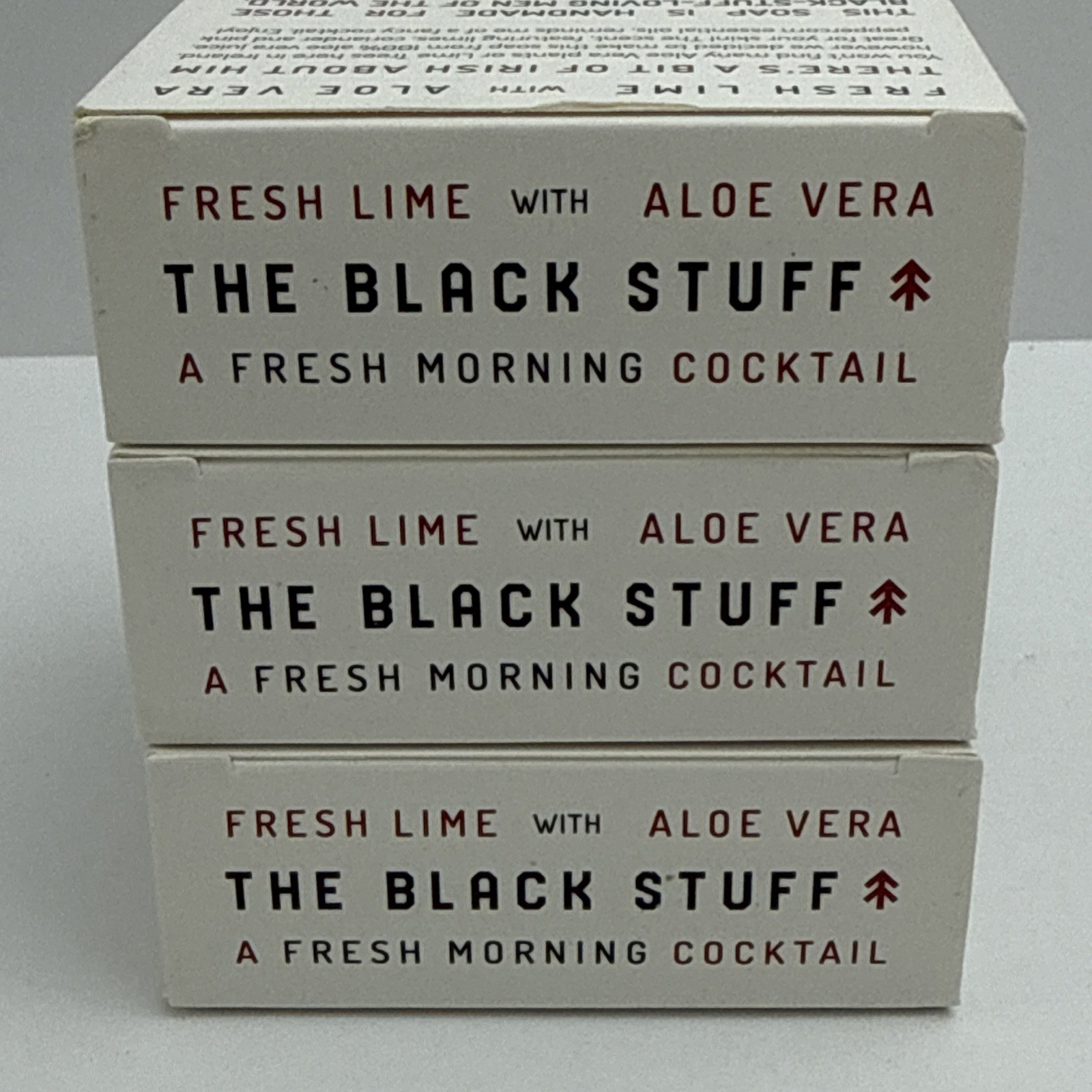The Black Stuff Irish Soap Bar (Full Size) – Fresh Lime & Aloe – 3 Bars