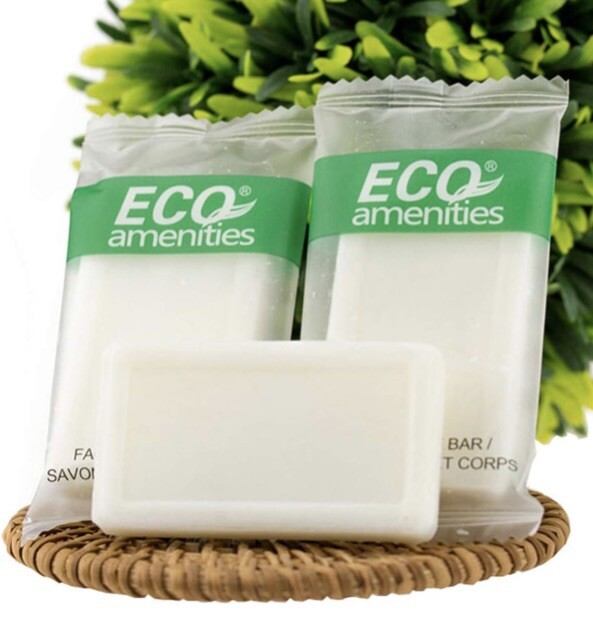 15 Pc. ECO Amenities Green Tea Guest Size Soap- Bars For Home BNBs VRBOs 1/4/24