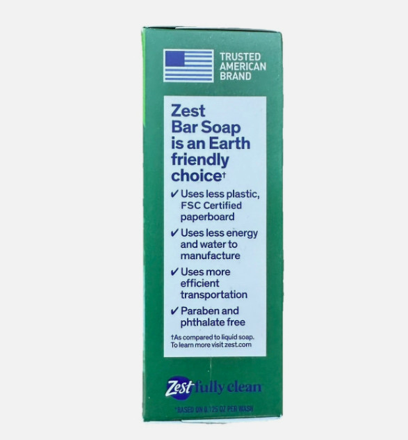 Zest Brut Deodorizer Classic Scent Moisture Bar Soap 7.05 oz. EA Lot Of 4 New