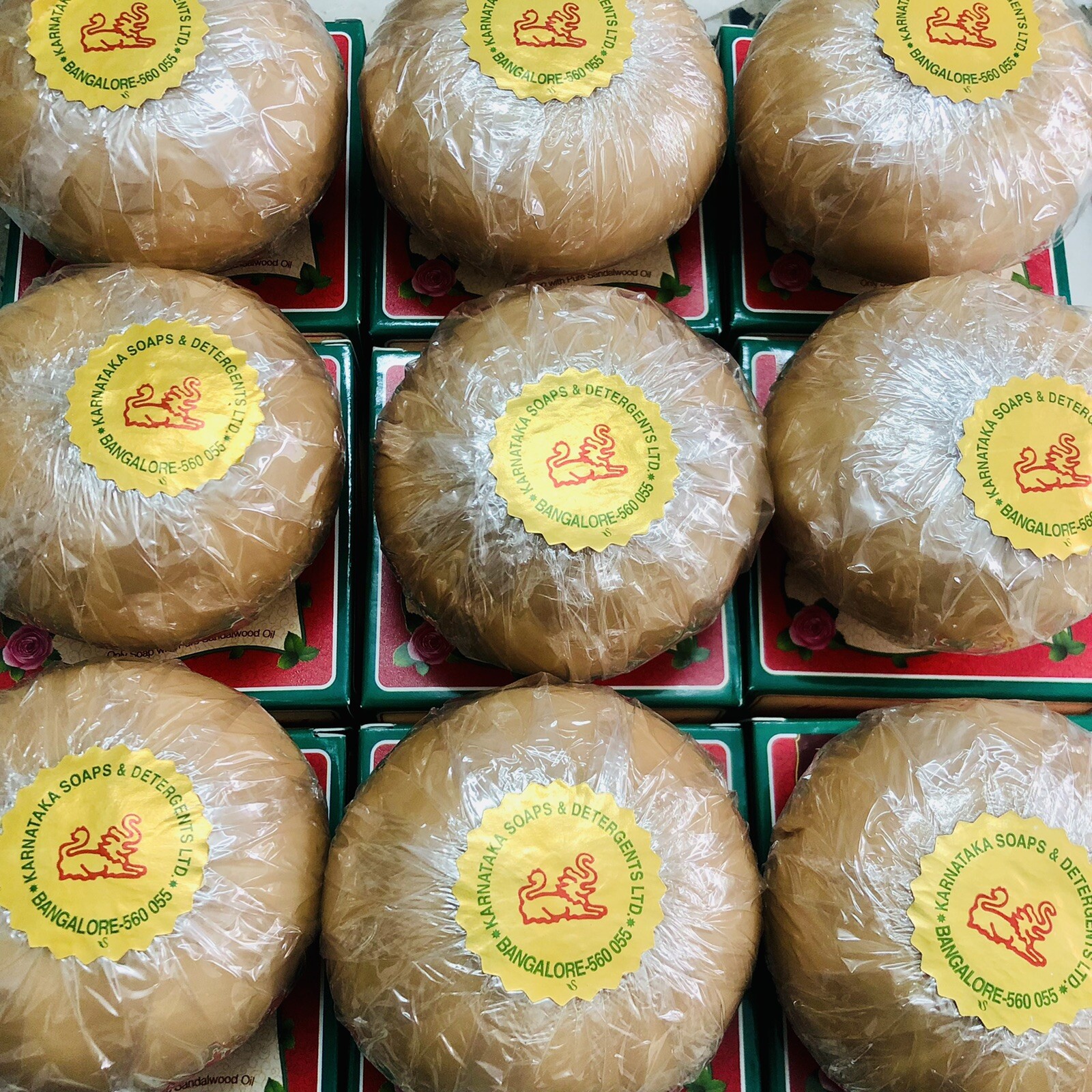 9 X 150gm Mysore Sandal Bath Soap Bar, ORIGINAL of Karnataka Soaps Ltd. Exp-2025