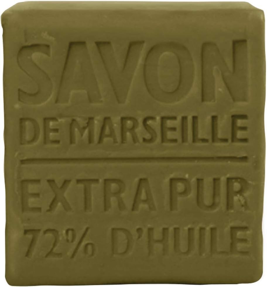 Compagnie de Provence Savon Marseille Olive Soap Cube – 400 grams – Made in F…