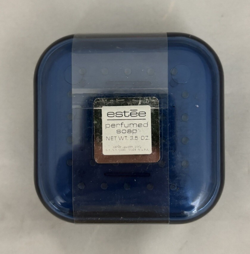 Estee Lauder Sealed Vintage Perfume Fragrance Bar Soap 3.5 oz With Case Dish USA
