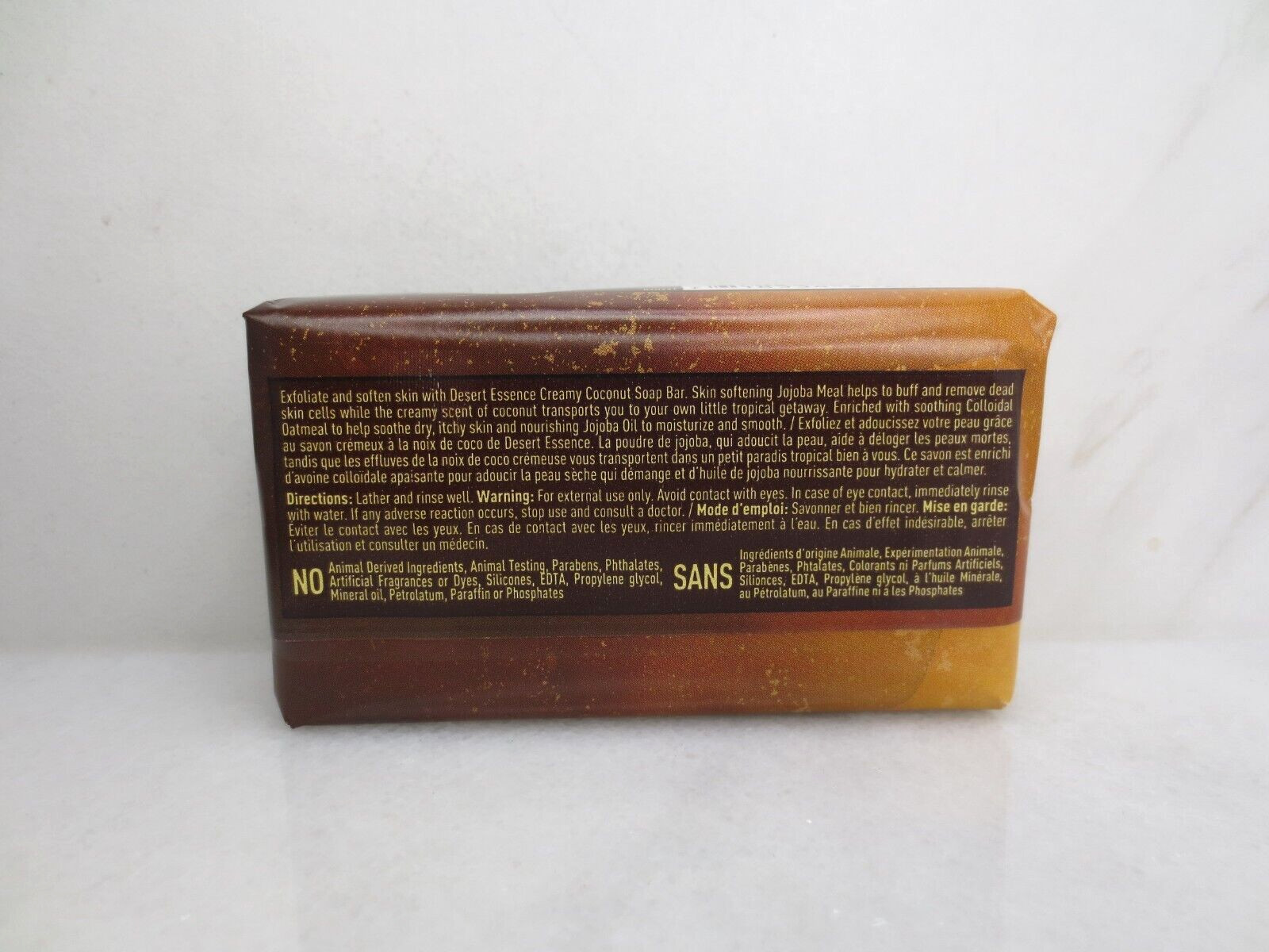 DESERT ESSENCE CREAMY COCONUT SOAP BAR 5 OZ NWOB LOT OF 3