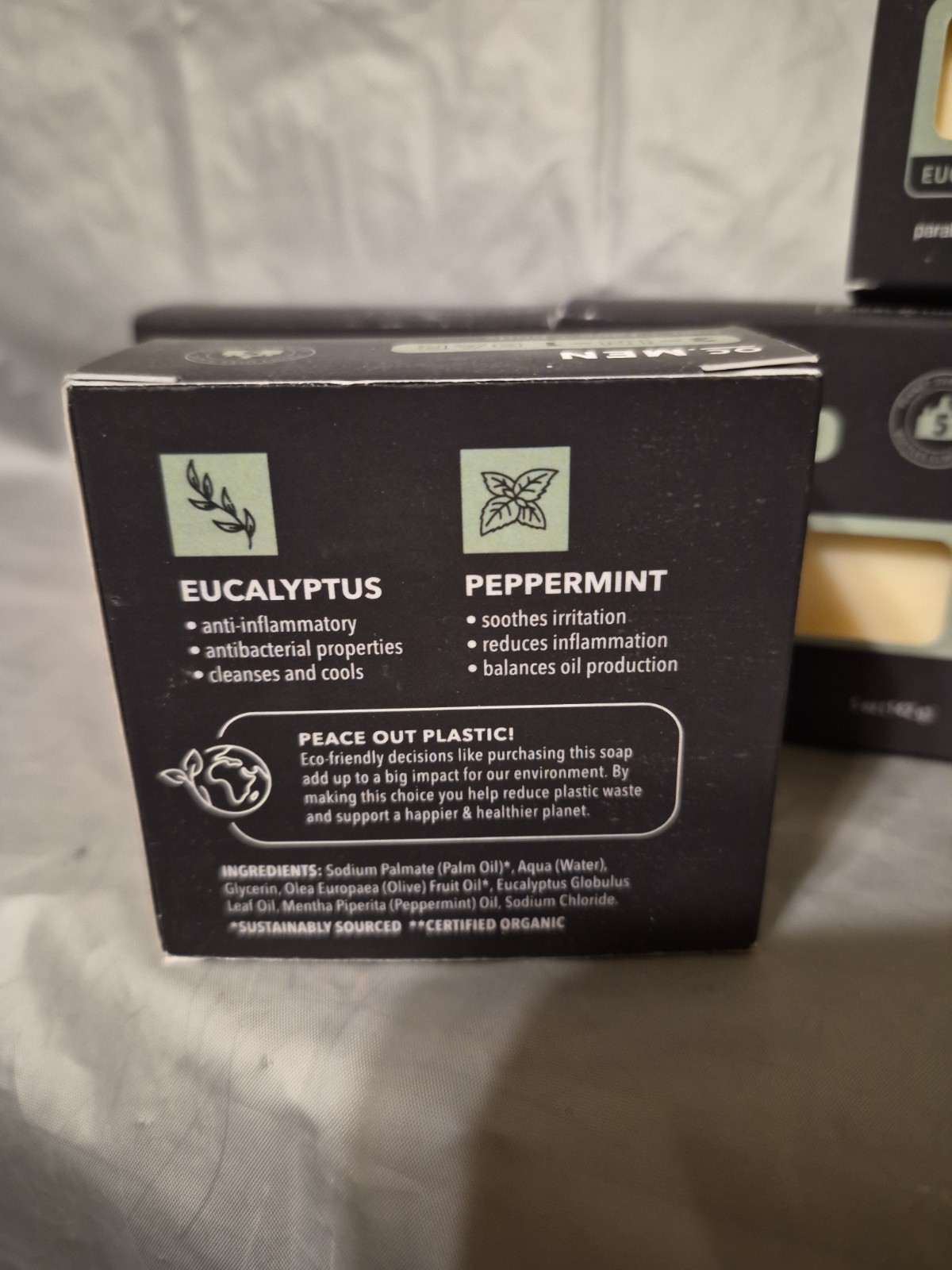 OC Men 3-In-1 Hair Face Body Bar Eucalyptus Mint 5 Oz Bar X5 New In Box BD