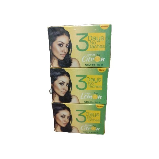 3 Days No Tactes Lemon Soap (80g/ 2.82oz Each) Pack Of 2