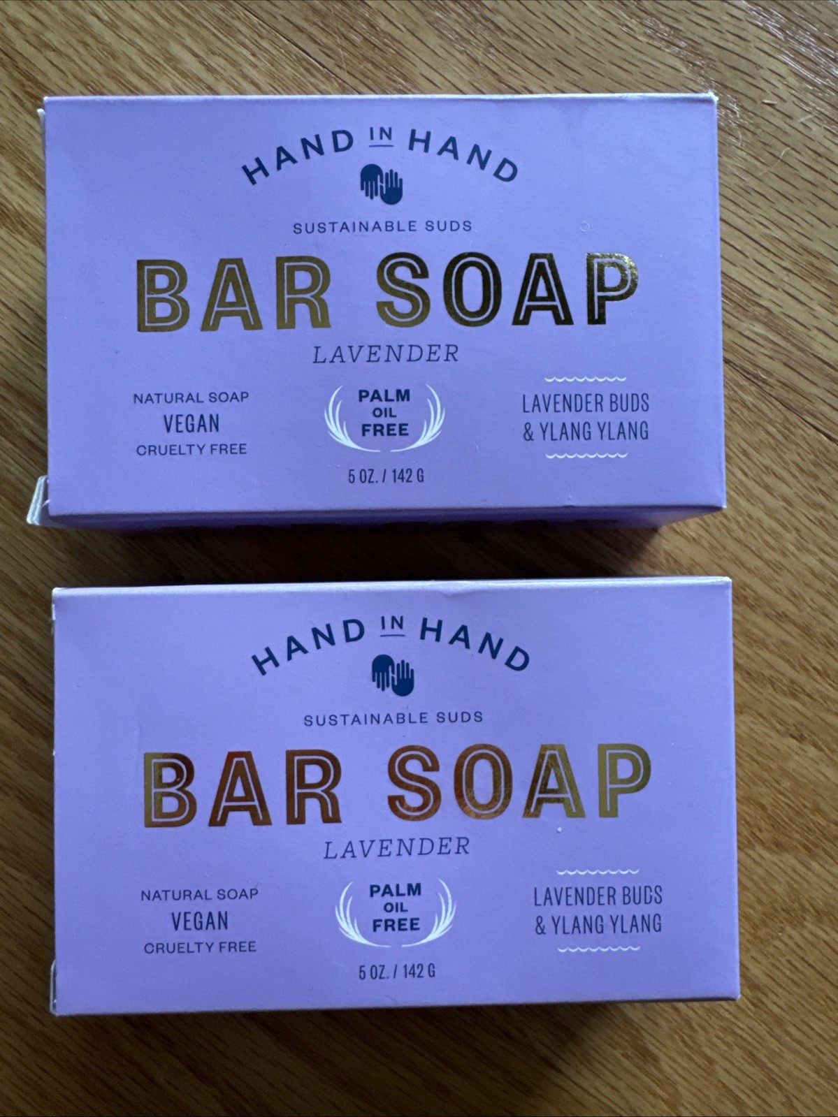 Hand in Hand Bar Soap, Lavender Buds & Ylang Ylang – LOT Of 2 – 5 oz ea NIB