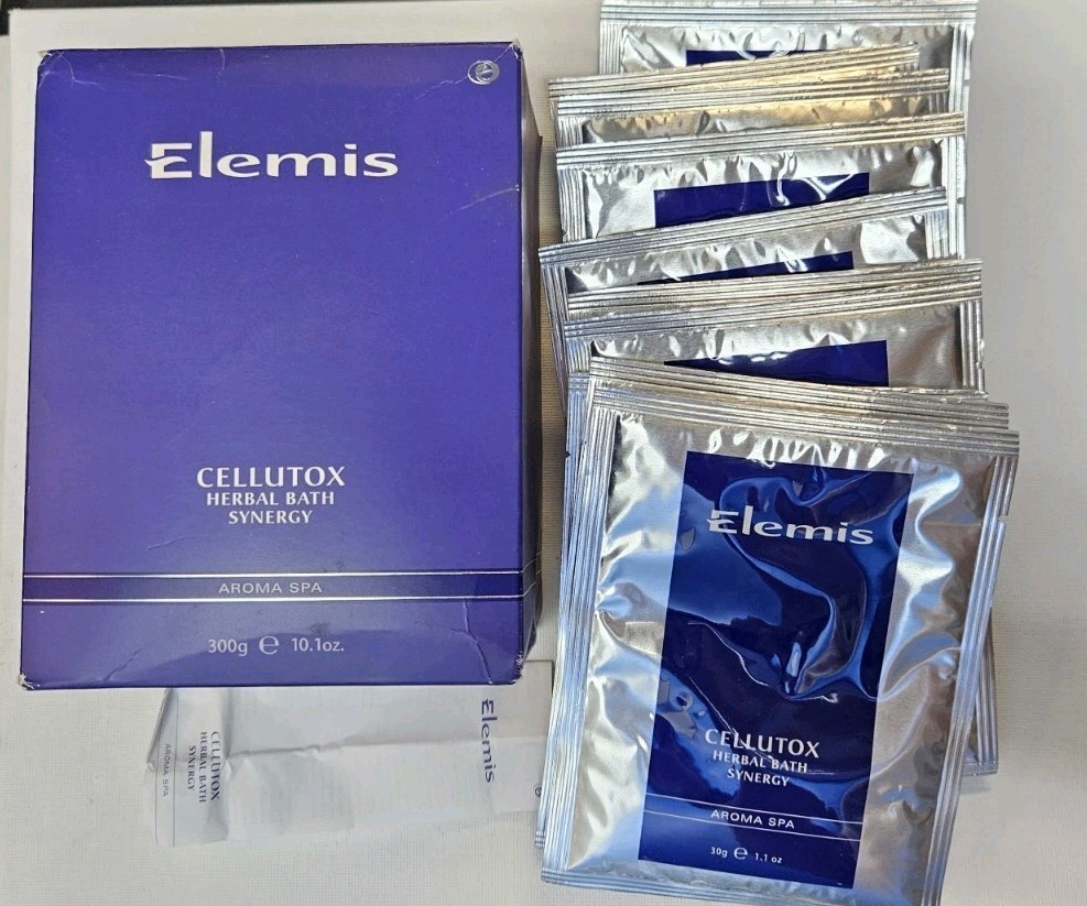 Elemis Cellutox Herbal Bath Synergy 300g 10.1 oz 10 Sachets Packs
