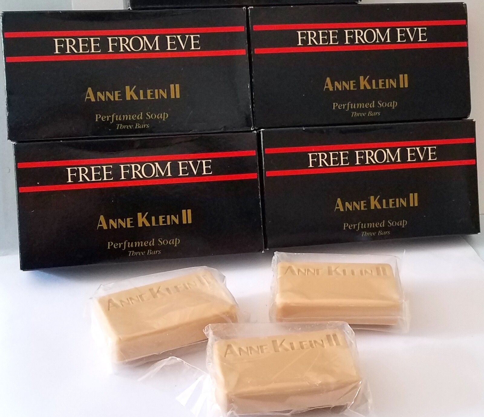 Lot of 12 Anne Klein II Perfume / Parfum BAR SOAP (1.5 oz each) Factory Sealed!