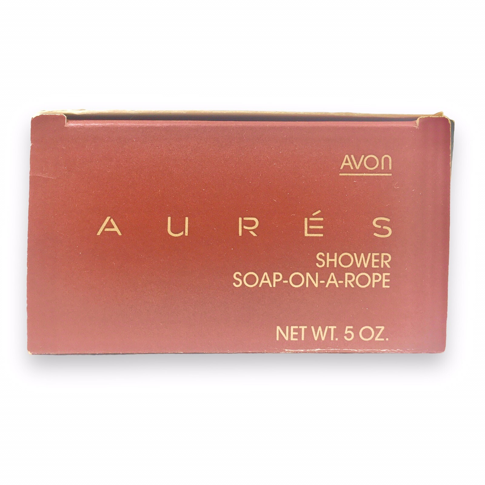 Vintage Avon Aurés Men’s Shower Soap on a Rope 5 oz New in Original Box