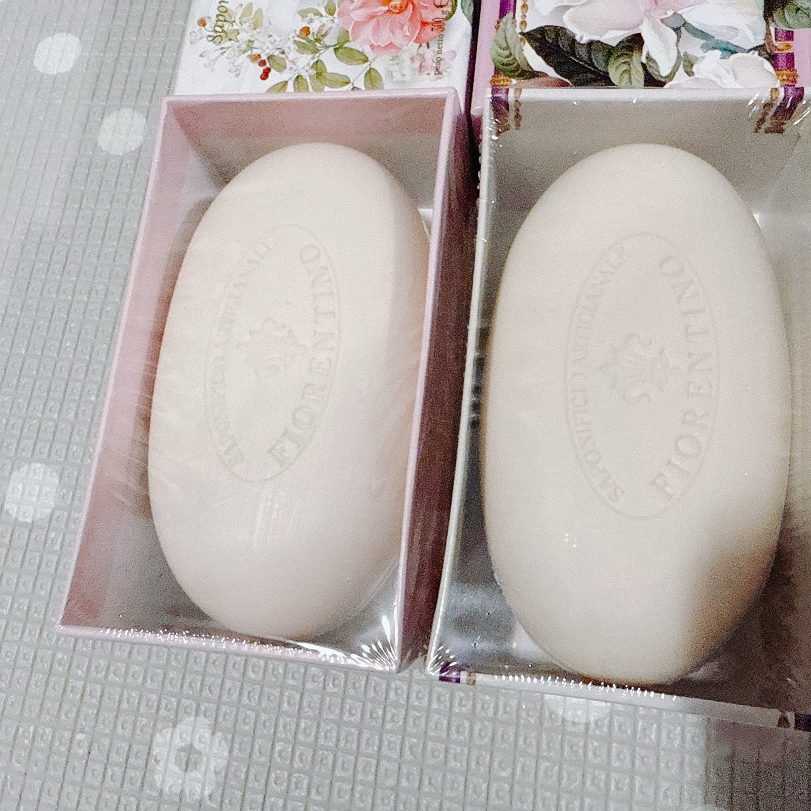 2pcs SAPONIFICIO ARTIGIANALE Fiorentino Gardenia Scented Soap Box Sealed