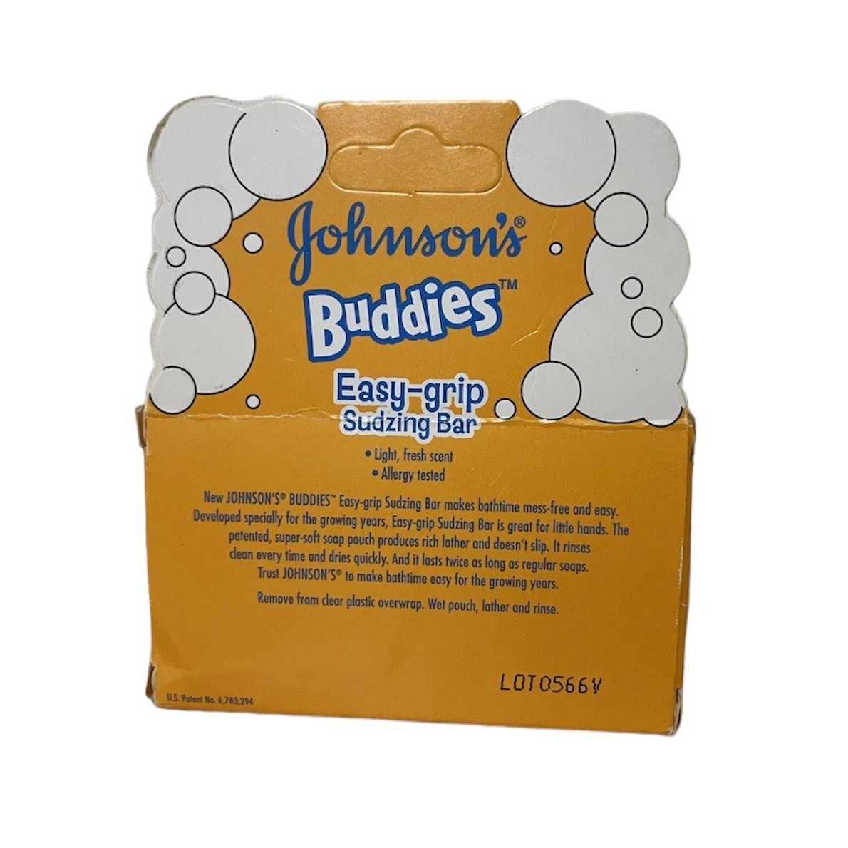 Johnson’s Buddies Easy Grip Sudzing Bar Bath Soap – Lot Of 3 – NEW Discontinued