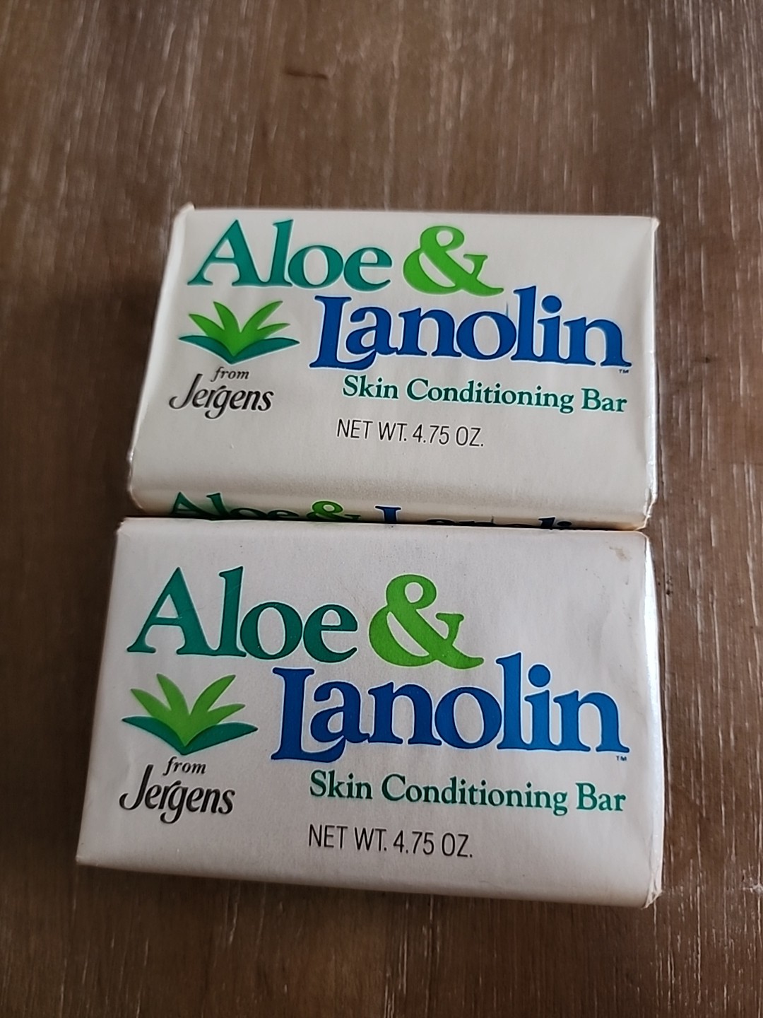 Jergens Aloe & Lanolin Soap Bar 4.75 New Old Stock 1984 Skin Conditioning