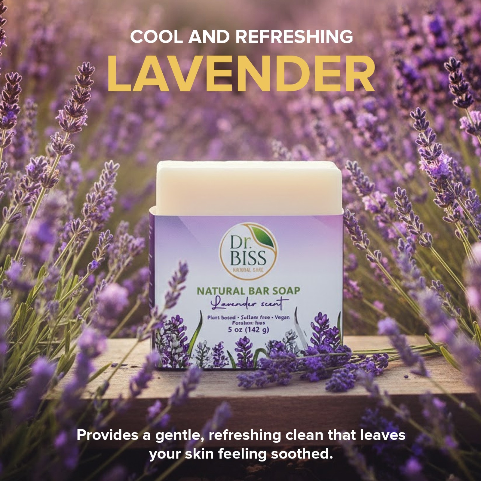 Dr. BISS Olive Oil Blend Bar Soap 5 oz – Lavender, Peppermint & Unscented