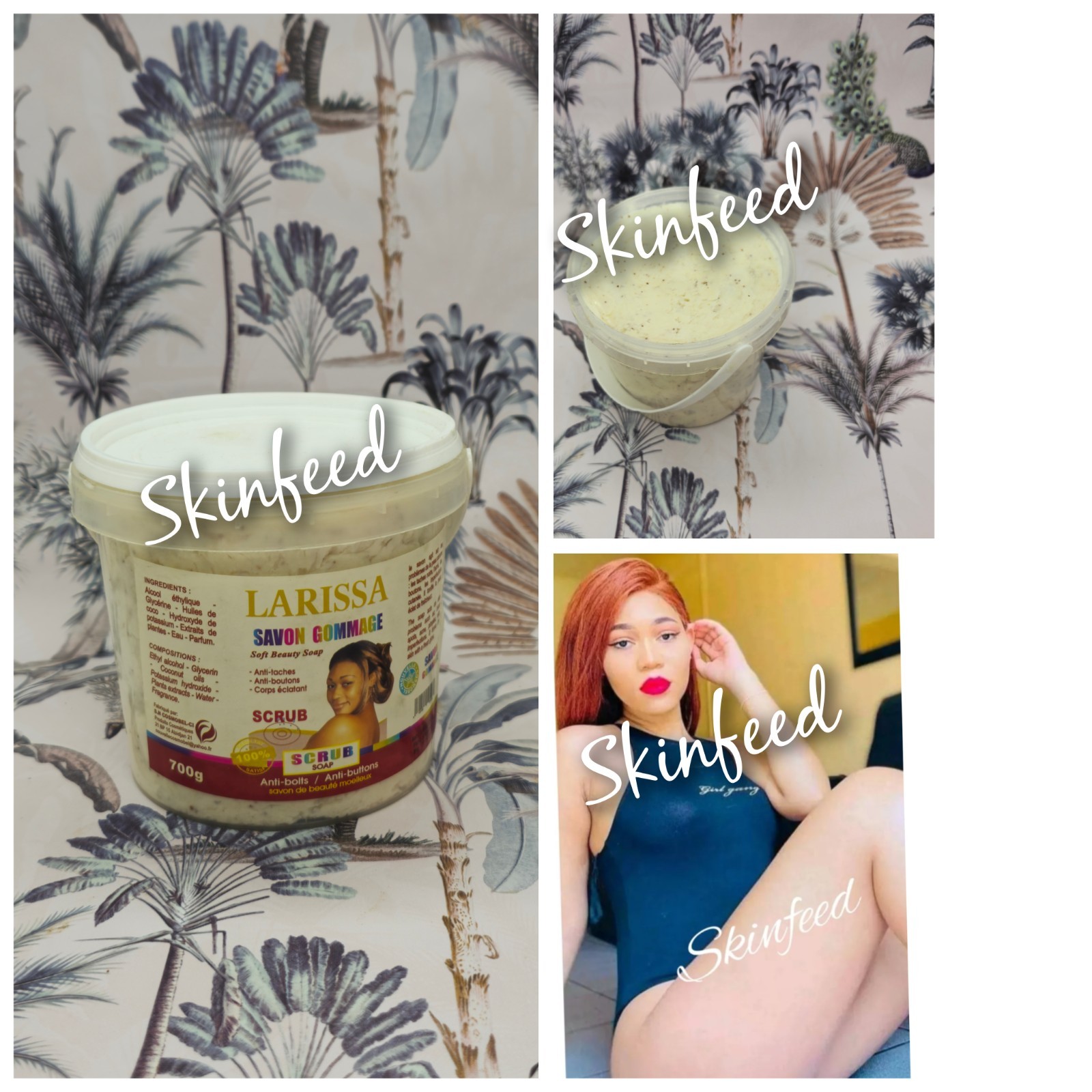 Larissa Lightening Gommage Beauty White Scrub Soap 700g