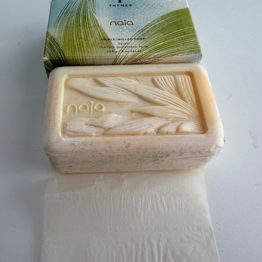 Thymes Naia Milled Bar Soap Water Lily Cyclamen NEW Discontinued 225g/8oz RARE