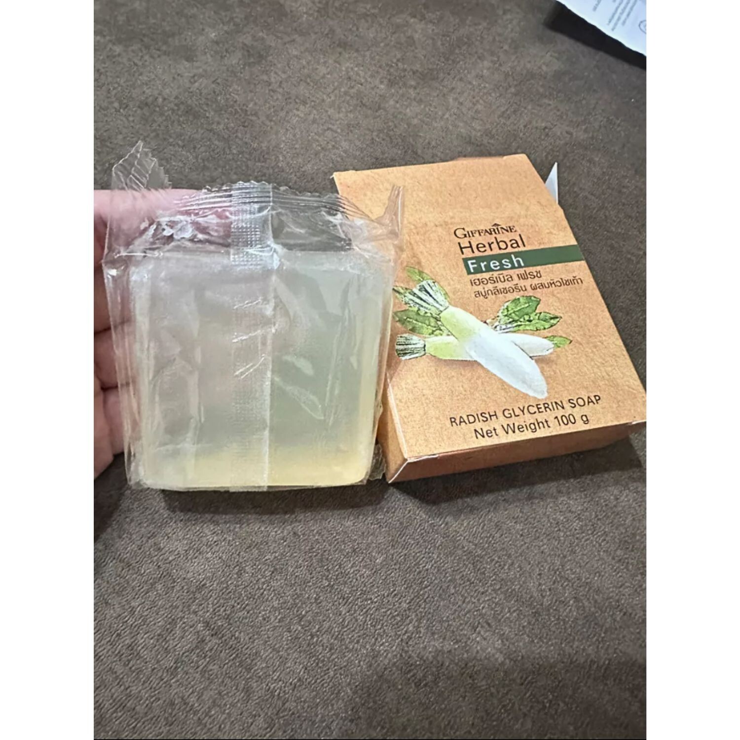 Glycerin Soap GIFFARINE Herbal Fresh Radish for Acne Melasma Freckles100g x 6pcs