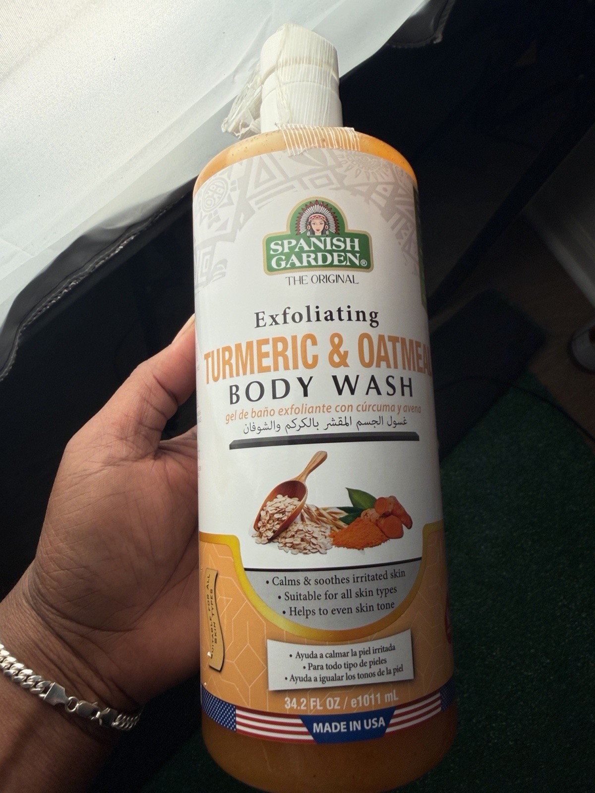 Tumeric and Oatmeal Soap with Vitamin E