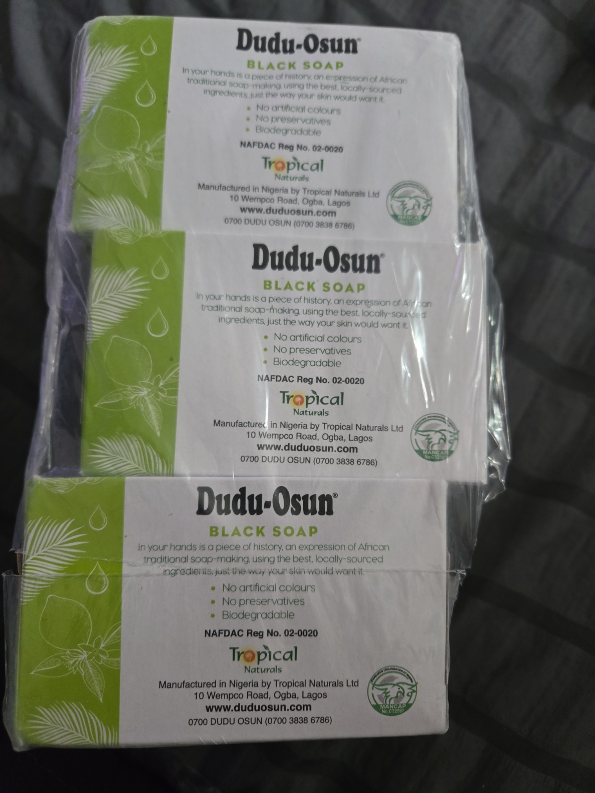 Dudu-Osun Black Soap Fresh Fragrance & Natural Ing 6 Pk