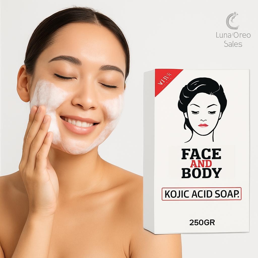 Original Kojie Kojic Acid Skin Whitening Soap BIG BAR 250 GR